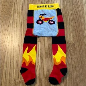 Blade and Rose Motorcycle Footed Leggings